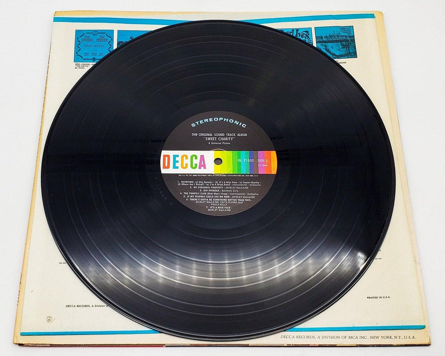 Shirley MacLaine & Sammy Davis Jr. Sweet Charity 33 RPM LP Record Decca 1969 6