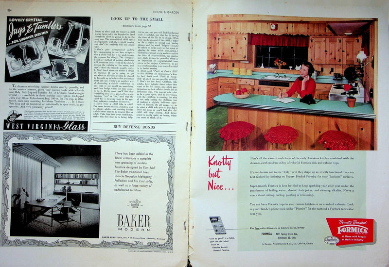 House and Garden Magazine July 1952 US Defense Bonds Ad Medal of Honor Story 6