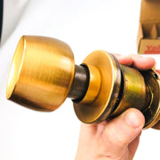 Yale Storeroom Closet Door Knob Lockset BR5405 US10 Satin Bronze New ADA Strike 8