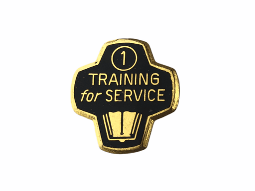 Recognition Lapel Pin Bible Training for Service Year 1 Religious Award 1