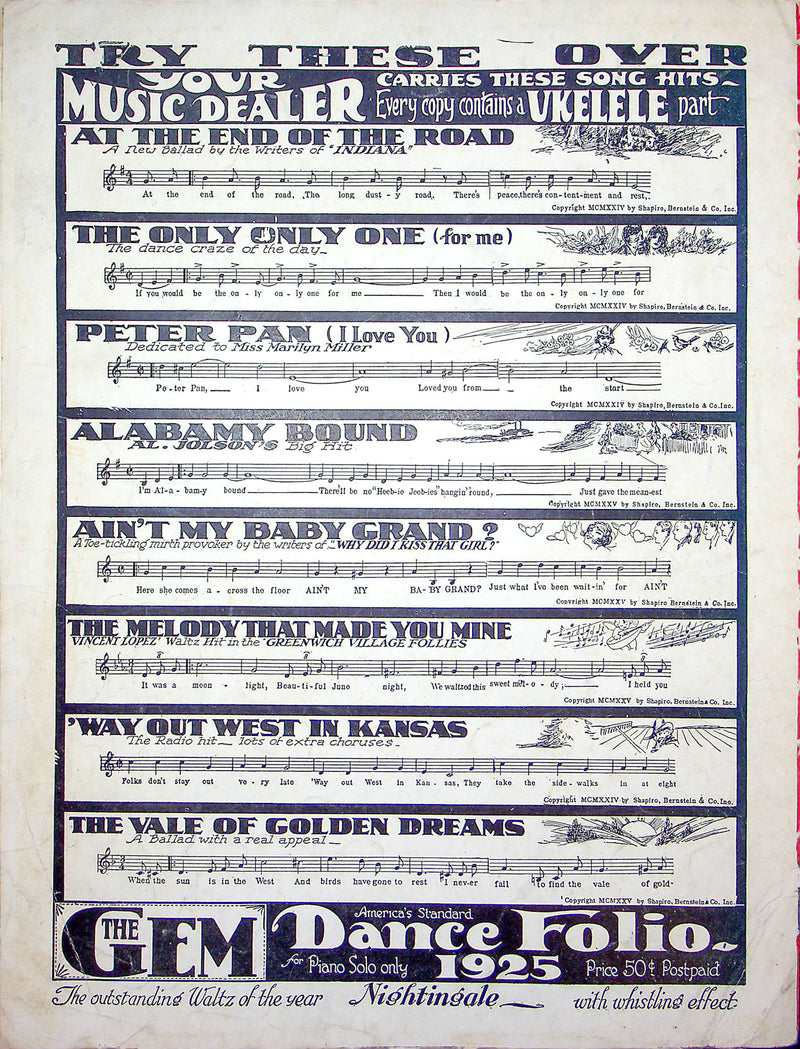 Sheet Music Ah Ha Ted Lewis Sidney Clare James Monaco 1925 Piano Song Vocal 3