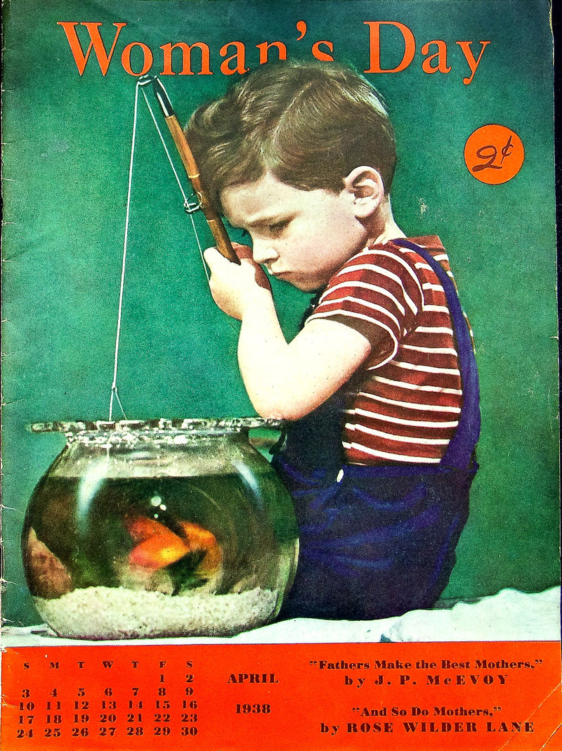 Womans Day Magazine April 1938 Spring Cleaning Easter Dinner Fashion Accessories