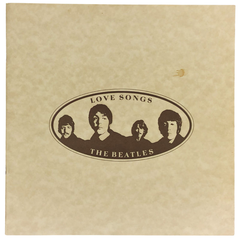 The Beatles Lyric Booklet Paper Insert to Love Songs LP 1977 27 Pages NEAR MINT