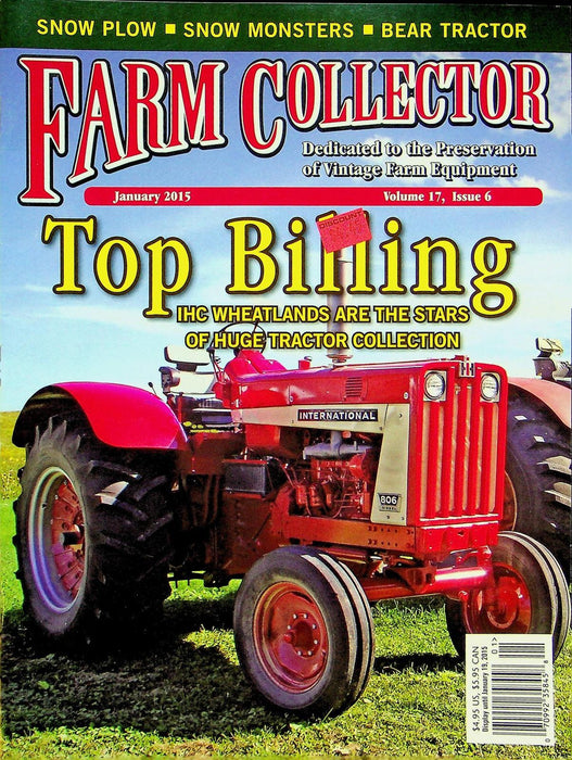 Farm Collector Magazine January 2015 Vol 17 # 6 Abominable Snow Monsters