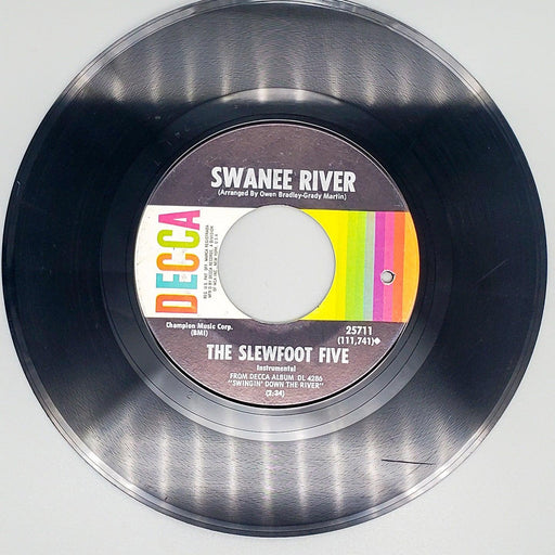 The Slewfoot Five Swanee River / Dragnet Record 45 RPM Single 25711 Decca 1967 2