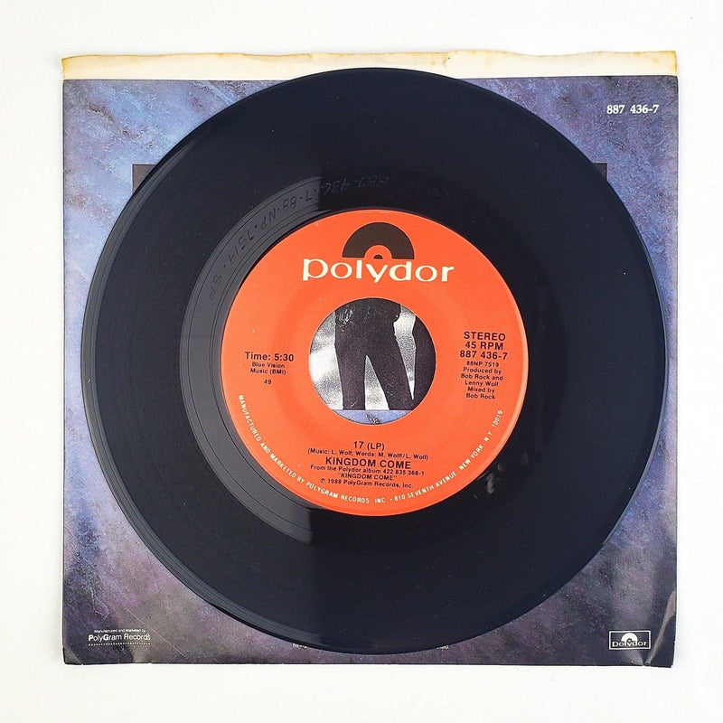 Kingdom Come Get It On 45 RPM Single Record Polydor 1988 w/ Pic Sleeve 4