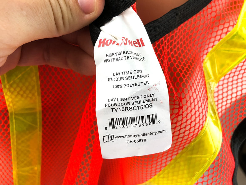 7pk High Visibility Safety Vests One Size Fits Mesh Reflective Workwear Traffic 7