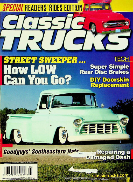 Classic Trucks Magazine March 2011 Vol 20 No 3 Repair Damaged Dash Disc Brakes