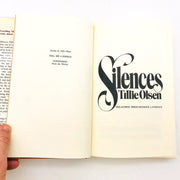 Silences Hardcover Tillie Olsen 1978 Women Studies Literature Discrimination 7