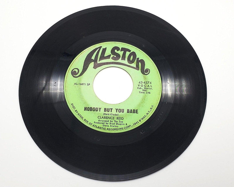 Clarence Reid Nobody But You Babe 45 RPM Single Record Alston Records 1969 1