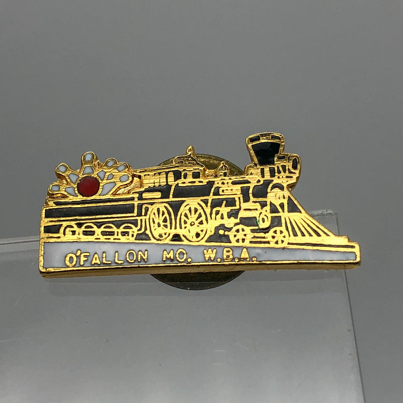 Womens Bowling Association Lapel Pin Pinback WBA O'Fallon MO Train Locamotive