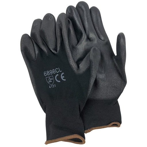 Polyurethane Palm Coated Gloves 3 Pairs Work Safety PU Cordova 6896CL Large 2