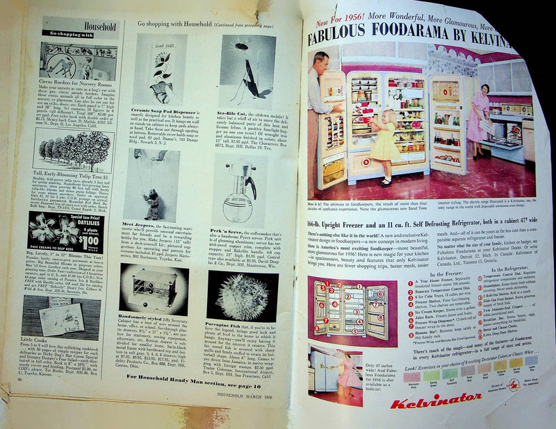 Household Magazine March 1956 Pies Recipes Nooks Crannies Organization Ideas 5
