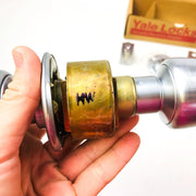 Yale Passage Closet Door Knob BR5301 380BN 26D Satin Chrome New Old Stock NOS 7