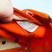 Vintage Cleveland Browns Football Hat Baseball Cap NFL Hook Loop Orange Helmet 10