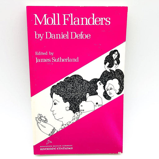 Moll Flanders Paperback Daniel Defoe 1959 Virginia Marriages Liasons Pink Cover 1