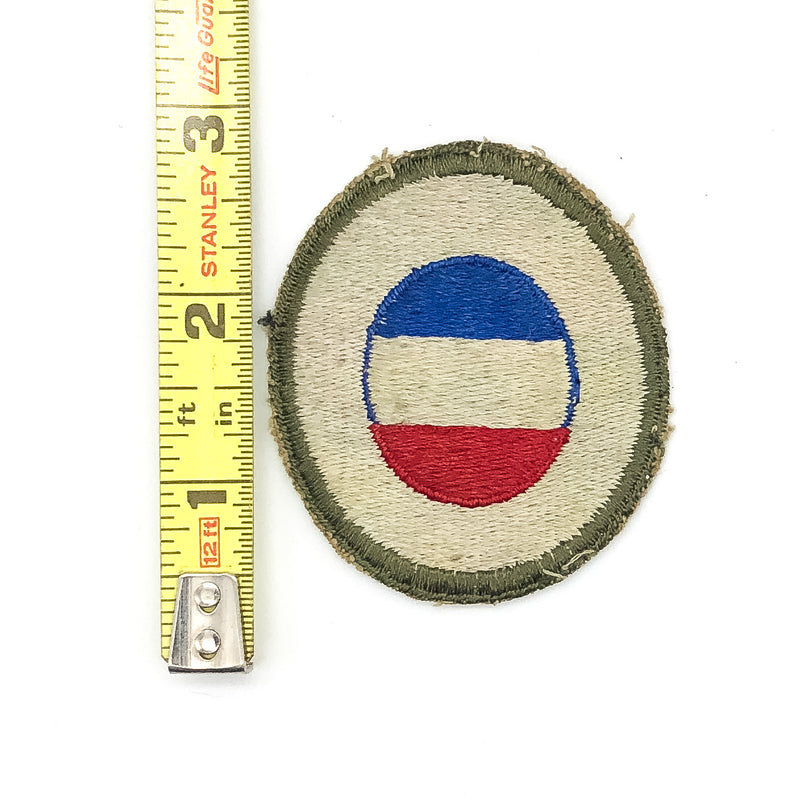 US Army Patch General Headquarters Reserve GHQ OD Border White Back Vintage 3