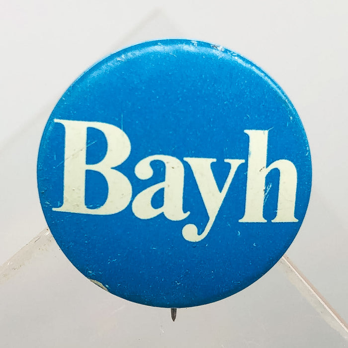 Birch Bayh Political Button Pin .75" Presidential Campaign Indiana Blue Union 1