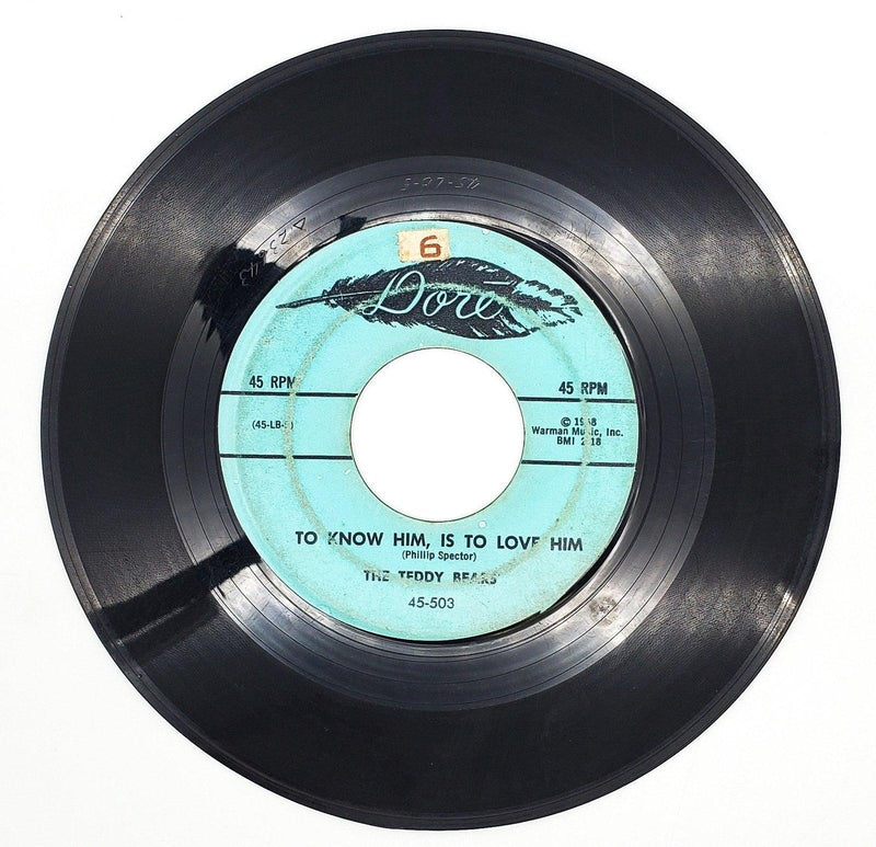 The Teddy Bears To Know Him, Is To Love Him 45 RPM Single Record Dore 1958 1