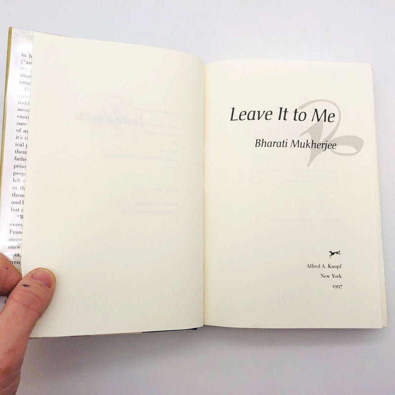 Bharati Mukherjee Book Leave It To Me Hardcover 1997 1st Ed Durga Hindu Goddess 6