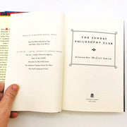 The Sunday Philosophy Club Hardcover Alexander McCall Smith 2004 1st Edition 7