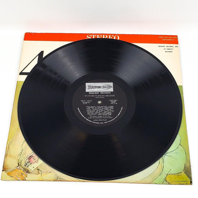 The Music League Of Tel Aviv 40 Favorite Jewish Melodies Record 33 RPM LP 3