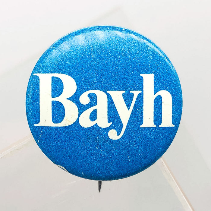 Birch Bayh Political Button Pin .75" Presidential Campaign Indiana Blue Union 2