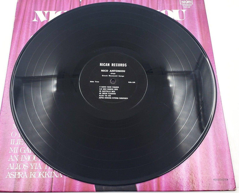 Nico Antoniou Nico Antoniou Sings Greek Bouzouki Songs 33 RPM LP Record 1973 6