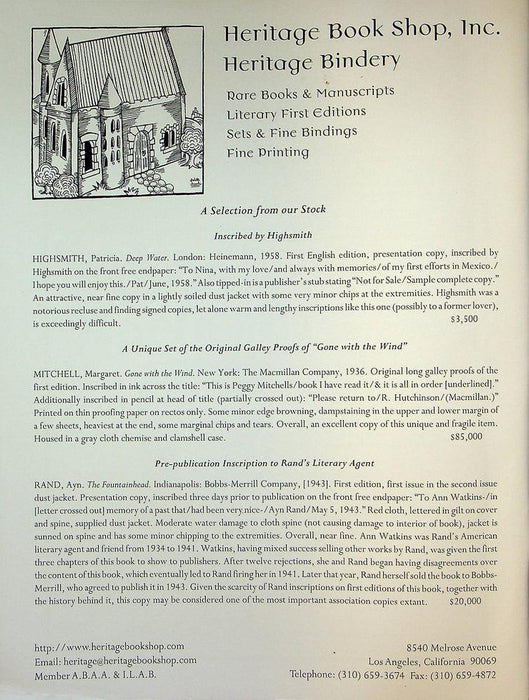 Firsts Magazine October 2002 Vol 12 No 8 Howard Browne & Arkham House