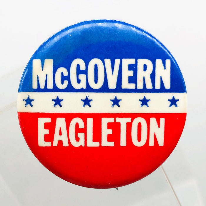 George McGovern Thomas Eagleton Button 1.25" Pinback Presidential Campaign