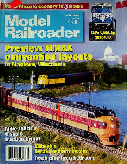 Model Railroader Magazine April 1997 Vol 64 No 4 NMRA Convention Layouts