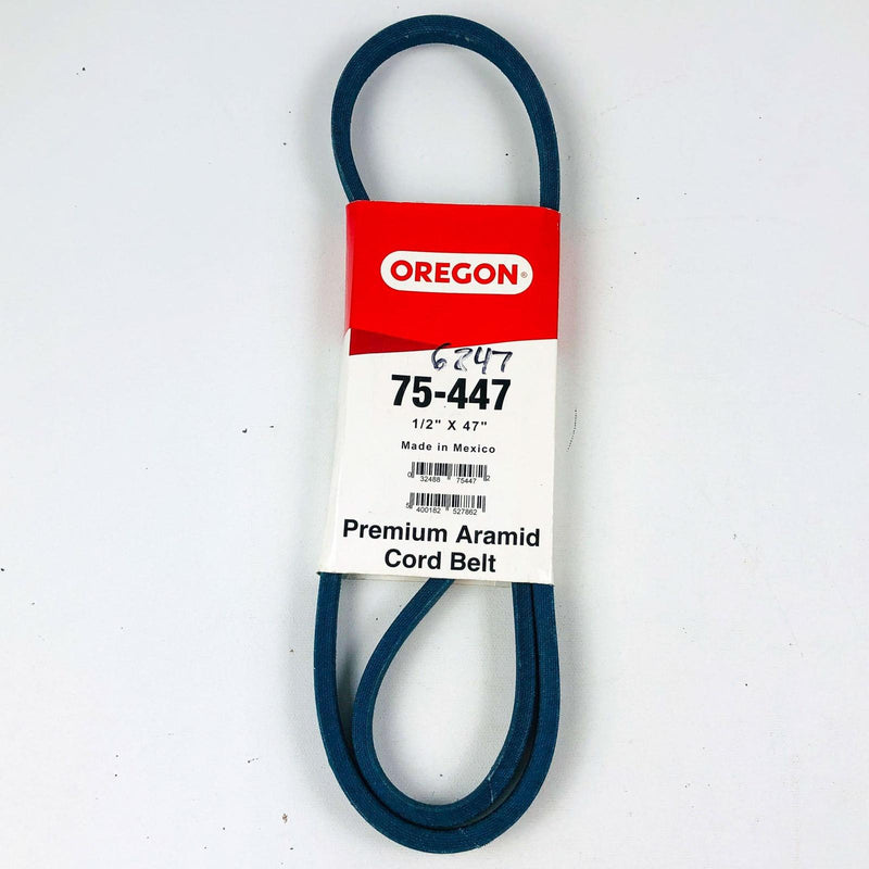 Oregon 75-447 1/2 x 47 Lawn Mower V Belt Aramid New Old Stock NOS
