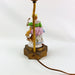Occupied Japan Lady Lamp Brass French Provincial English Woman Lamb Sheep 12" 6