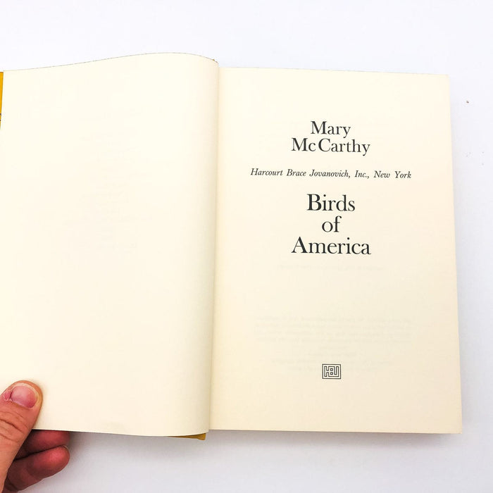 Birds Of America Hardcover Mary McCarthy 1971 Paris Jacobins Revolt 1st Edition 7