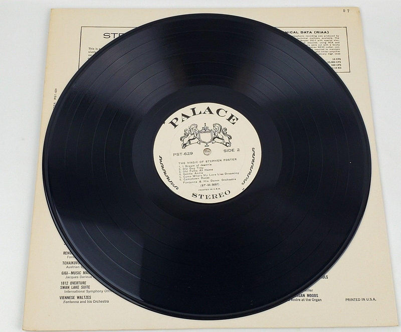 Stephen Foster The Magic Of Stephen Foster Record LP PST-639 Palace 5