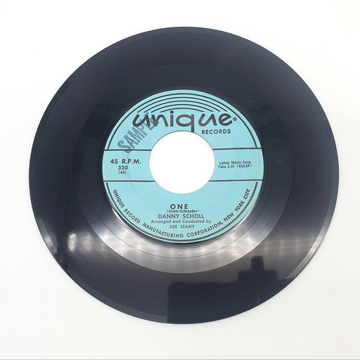 Danny Scholl Someday Somewhere Single Record Unique Records 1955 320 2