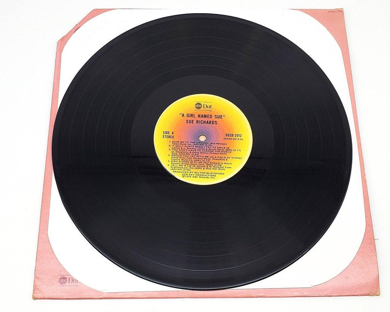 Sue Richards A Girl Named Sue 33 RPM LP Record ABC DOT 1974 DOSD-2012 4