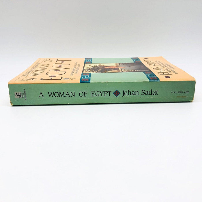 A Woman of Egypt Paperback Jehan Sadat 1989 Jehan Sadat Love of Anwar Country 3