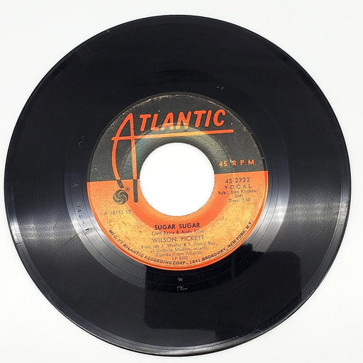 Wilson Pickett Sugar Sugar 45 RPM Single Record Atlantic Records 1970 45-2722 1