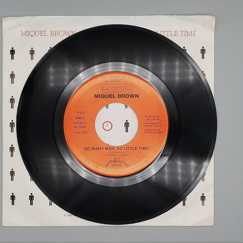Miquel Brown So Many Men, So Little Time Single Record TSR Records 1983 TR102 3