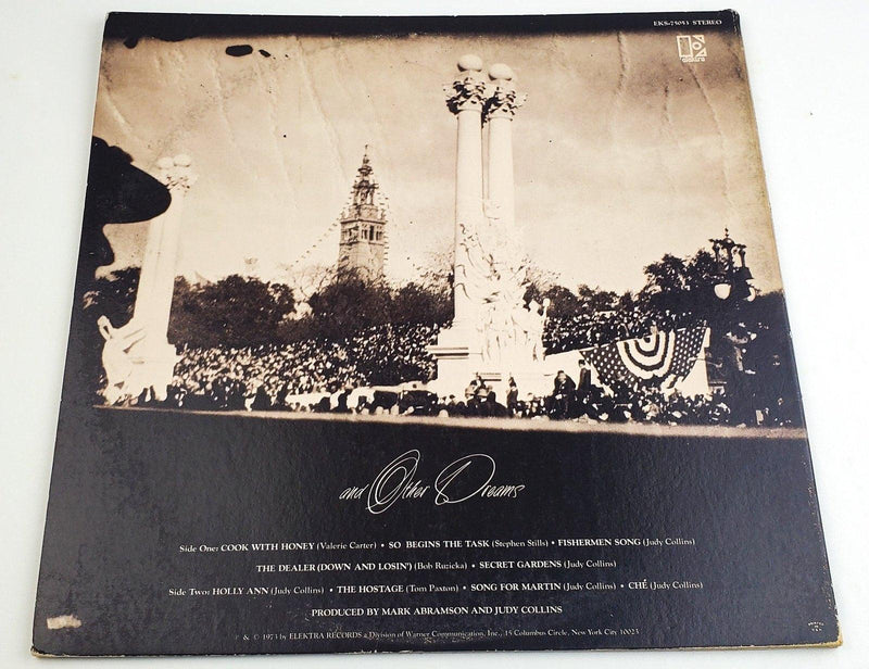 Judy Collins True Stories And Other Dreams 33 RPM LP Record Elektra 1973 2