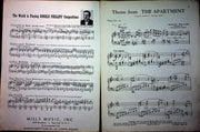 The Apartment Theme Song Sheet Music C Williams Jack Lemmon Shirley Maclaine 3