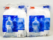 2pk Hooded Coverall Bunny Suit Romper 4XL Protective Disposable 3M 4520 Type 5/6 1