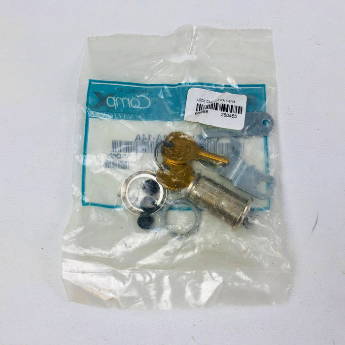 CompX National Cam Lock C8073-C413A-14A Qty 1 Bright Nickle Disc Tumbler New