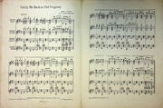 Vintage Hawaiian Sheet Music Carry Me Back To Old Virginny Guitar Solo J Bland 2