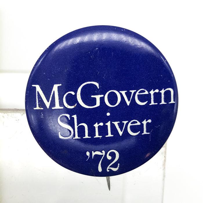 Vintage McGovern Shriver Pinback Button 1972 Political Presidential Campaign 2
