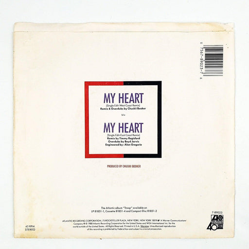 Troop My Heart Record 45 RPM Single 7-89023 Atlantic Records 1988 2