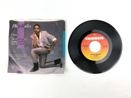 Philip Bailey I Know / The Good Guy's Supposed to Get the Girls 45 RPM 7" 1983 2