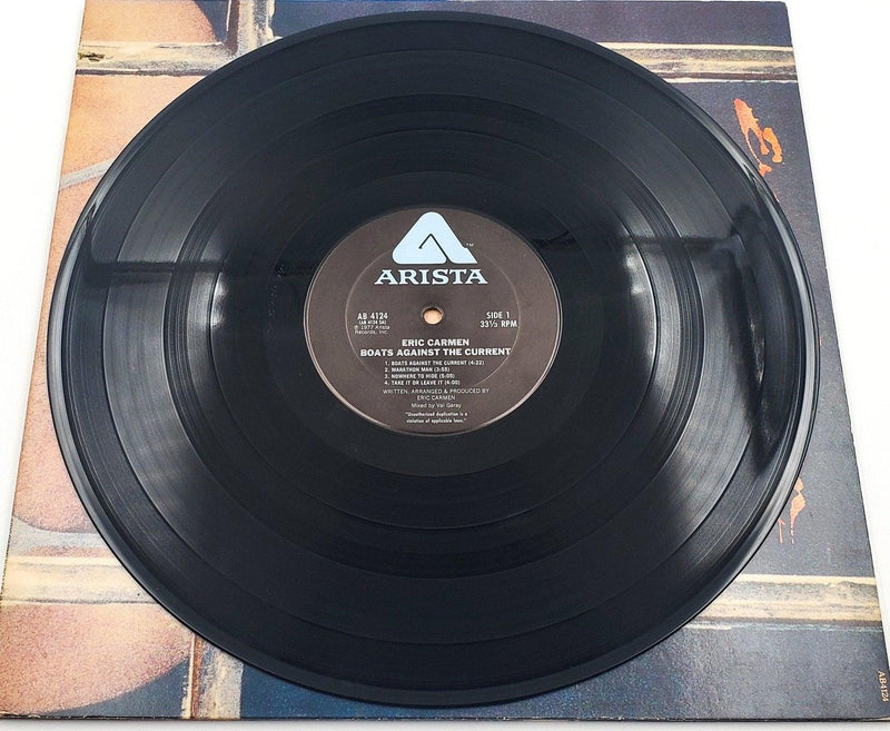 Eric Carmen Boats Against The Current 33 RPM LP Record Arista 1977 6
