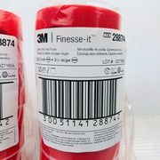 20pk 3M Buffing Pad Finesse-It 28874 Red Foam Waffle Face 3-1/4 Inch New 3